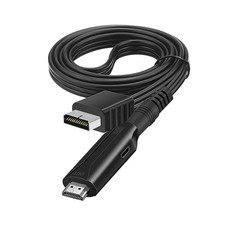 TheJuns PS1/PS2 to HDMI Converter Cable Adapter Connector Video Black