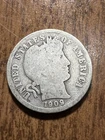 1909-D Barber Liberty Head Dime 90% silver Actual coin Good Coin