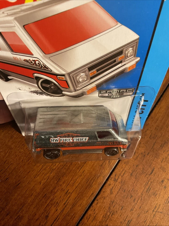 2015 Hot Wheels Super Van 55/250 City ZAMAC - Image 4 of 4