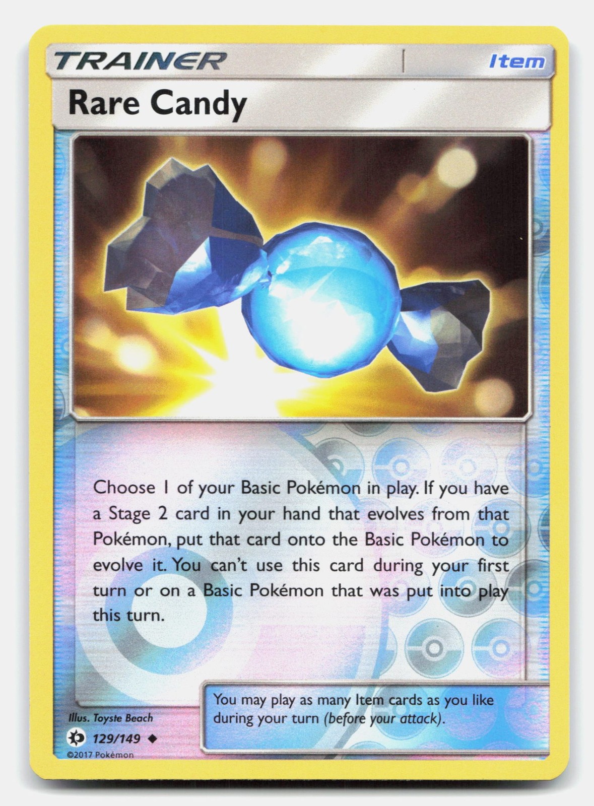 Rare Candy 129/149 SM Base Set Pokemon TCG NM