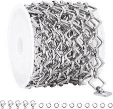 2 Meters Stainless Steel Chains for Jewelry Making Rhombic Bulk Chain Decorative