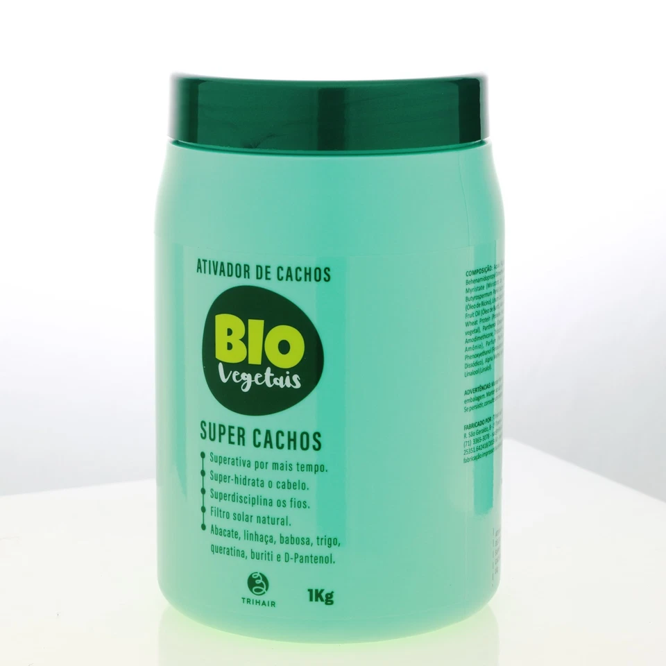 Trihair Biovegetais Super Curl Activator 35.27Oz – Defines, Hydrates - Image 3 of 4