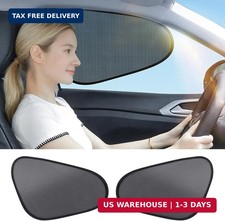 2-Pack Car Window Shades Mesh Static adsorption Side Window Anti-UV Sunshade C