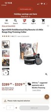 SportDOG 825 825FS FIELDSENTINEL Remote Dog Trainer w/ Health Monitoring Alerts