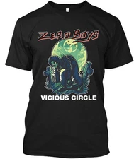NEW! Popular Zero Boys Vicious Circle American Hard Music Art T-Shirt