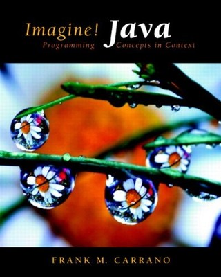 Imagine! Java : Programming Concepts in Context Paperback Frank M