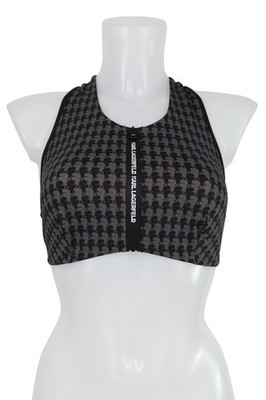 Karl Lagerfeld Damen Bademode Gr. 36 (S) Grau NEU Top Bikini-Oberteil Sommer
