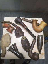 Lotto Antiche Pipe  Da Revisionare 1800/1900 Di Marca Francese Tedesche