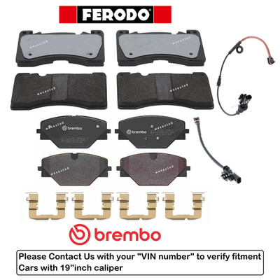 Front & Rear Brake Pad +Sensor OES for Land Rover Range Rover Sport (19''inch)