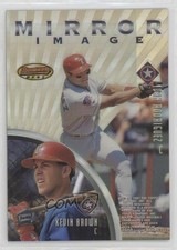 1997 Bowman's Best Mirror Image Refractor Ivan Rodriguez Mike Piazza HOF s1i