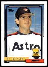 1992 Topps Al Osuna 614 Houston Astros 2060 1992 Topps Al Osuna 614 Houston Astros 2060