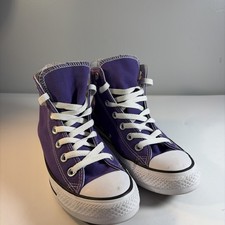 Converse Chuck Taylor All Star High Top Electric Purple Lace Up Mens 4 Womens 6