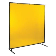 STEINER 534-6X6 Welding Screen, 6 ft H, 6 ft W, Yellow 3T966