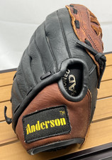 Vintage Anderson Leather Baseball Glove CL140 - RHT - 14" - RARE 