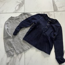Tommy Bahama Thermal Long Sleeve Lot Of 2 Shirts Boys Size XS