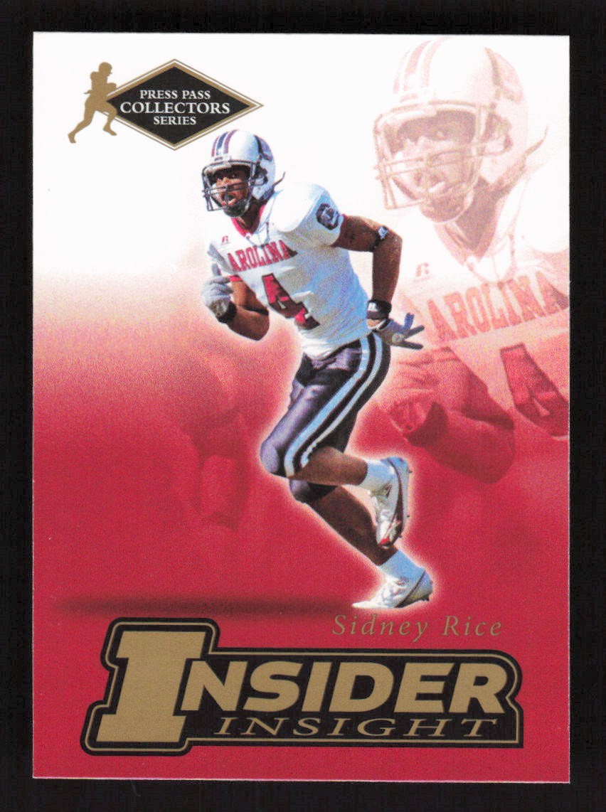 Sidney Rice 2007 Press Pass SE Insider Insight Collectors Series #II-20