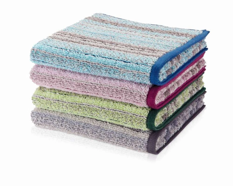 Handtücher Baumwolle Handtuch - Möve Streifen Edinburgh Magnolia - 80x150cm - Bild 2 von 2