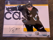 2006-07 UD Be A Player Portraits Steve Bernier Signature Portraits Sharks SP