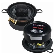 AMERICAN BASS SQ 3.5 3-1/2" 40W RMS | 80W MAX 2-WAY COAXIAL CAR SPEAKERS 4-OHM