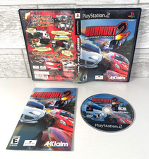 Burnout 2: Point of Impact PS2 Playstation 2 Tested CIB w/ Manual  Reg Card