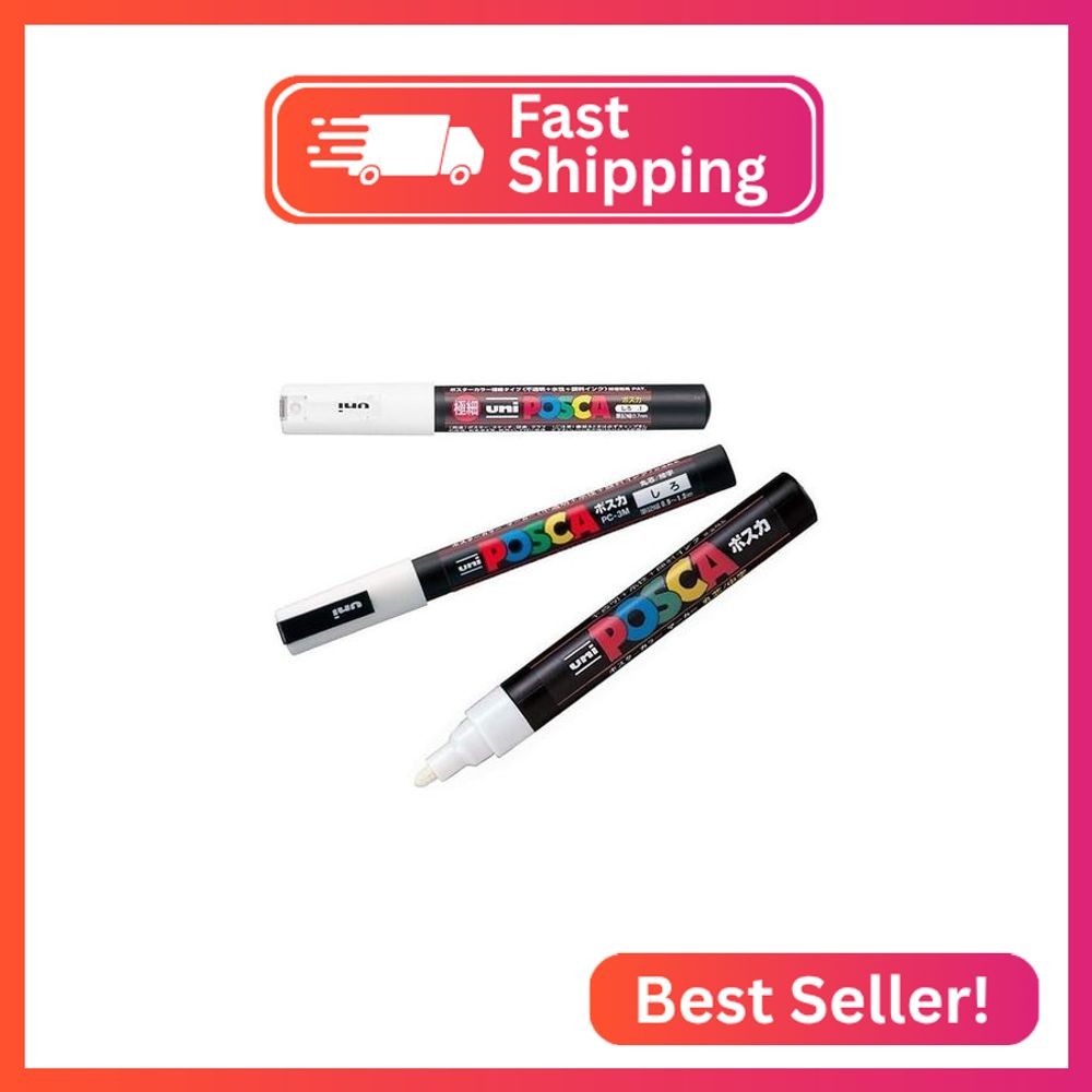 Set - 3 Kind Of Paint Marker Pen - Extra Fine 0.7mm / Fi