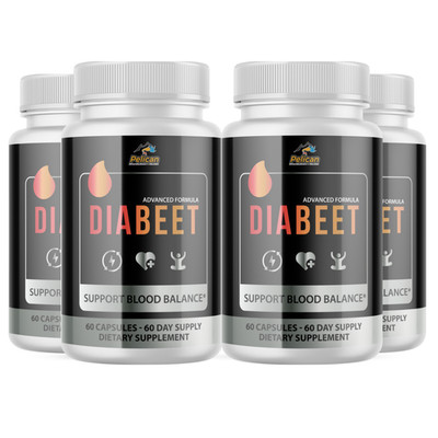 Diabeet- Blood Support- 4 Bottles- 240 Capsules