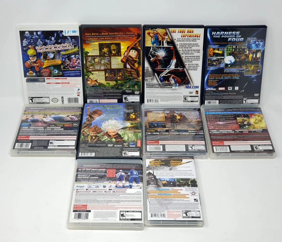 Lot of 10 Wii, PS2, PSP, PS3 Games (Need for Speed, NBA, SOCOM, etc.) TESTED - Image 2 of 4