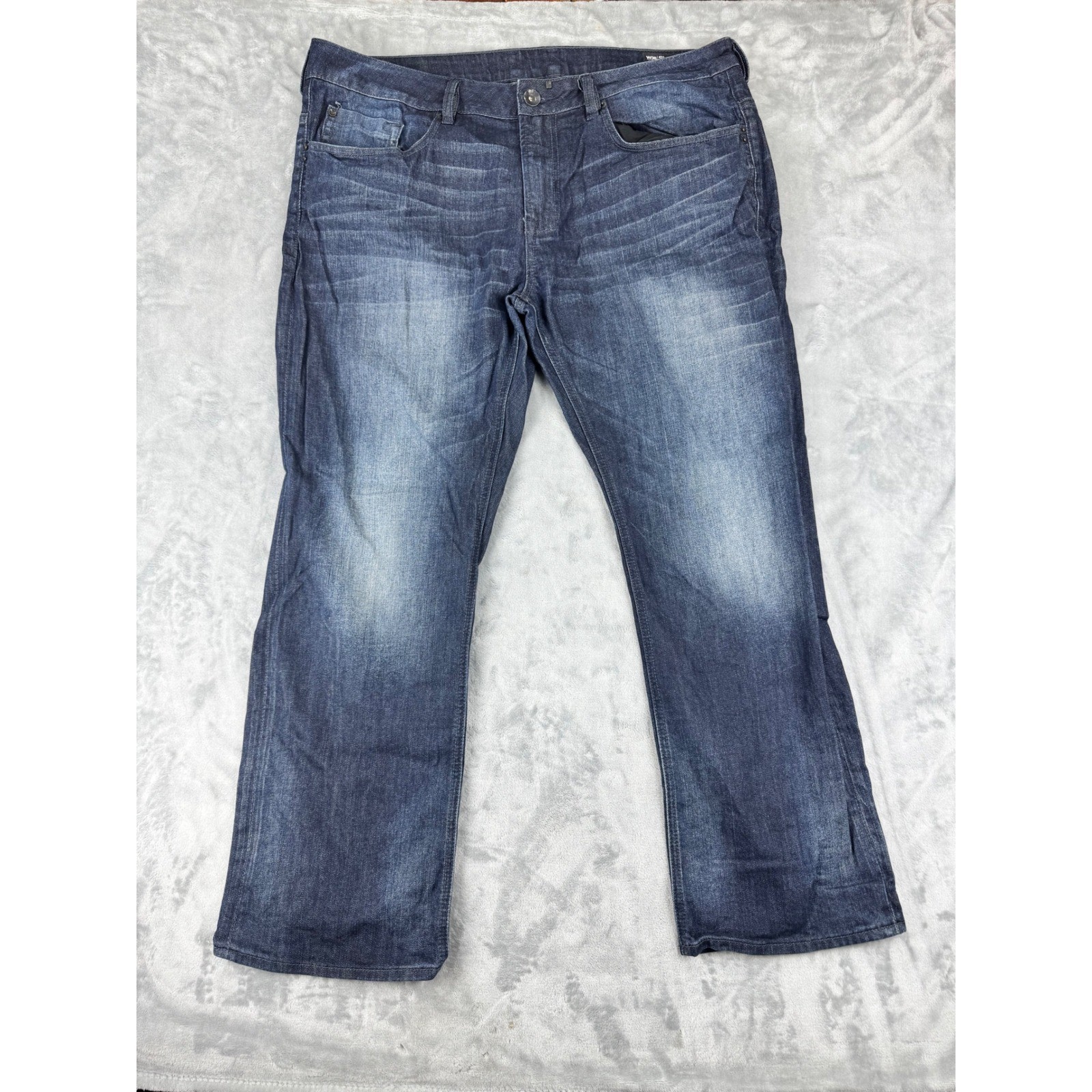 's Six X Slim Straight Stretch Dark Wash Jeans 36x30