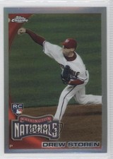2010 Topps Chrome Refractor Drew Storen #216 9n2