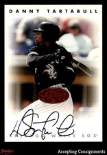 1996 Leaf Signature Autograph Danny Tartabull PR /3500* AUTO WHITE SOX