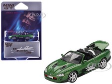 JAGUAR XKR GREEN JAMES BOND "DIE ANOTHER DAY" 1/64 DIECAST BY MINI GT MGT00908