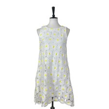 Altar’d State Dress Crochet Lace Embroidered A-line Daisy Floral Women’s Small