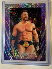 2026 Topps Chrome WWE LA Knight #87 Purple Refractor /75 