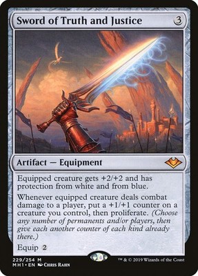 MTG Magic the Gathering Sword of Truth and Justice (229/405) Modern Horizons LP