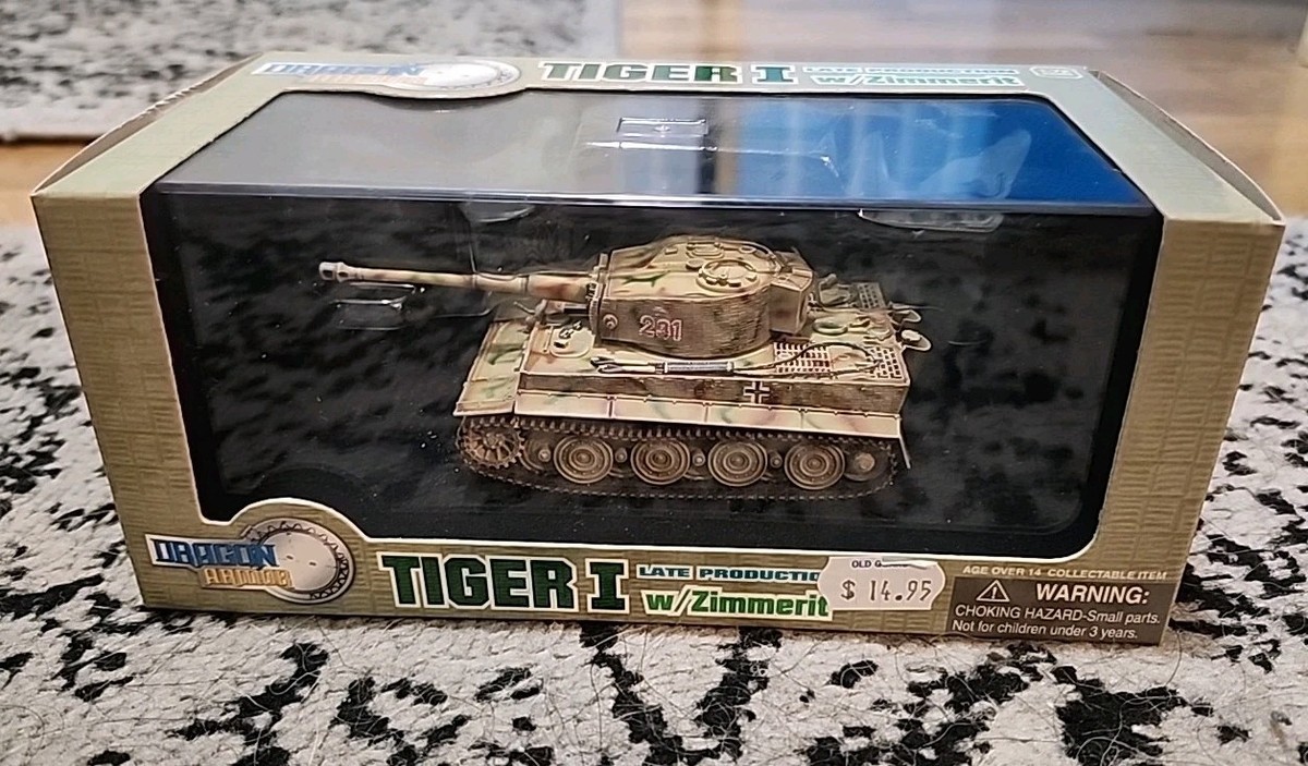 Dragon Armor 1/72 Tiger I Tank sPzAbt 101 France 1944 No. 60021