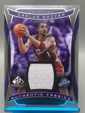 Carlos Boozer 2004-05 SP Game Used Authentic Fabrics #AF-CA Utah Jazz Nm