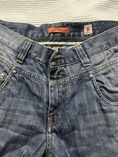 Jeans Daniele Alessandrini Uomo Taglia 50 – Denim Blu Lavaggio Used 
