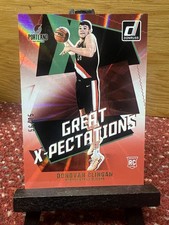 2024-25 Donruss Great X-Pectations Holo Red & Green Laser /75 Donovan Clingan RC