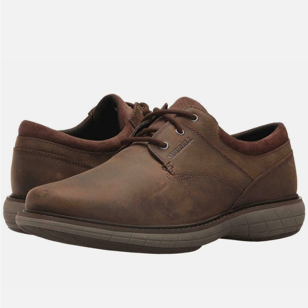 MERRELL Merrel scarpe uomo world vue stringate in pelle taglia 12 usate in ottime condizioni