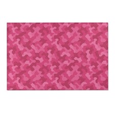 Pink Camo Area Rugs - Stylish Home Decor Floor Mat Living Room Accent