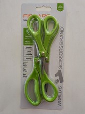 Fiskars 3 Pack Scissor Set 5", 7",  8" Titanium Blade - Lime Green Handles