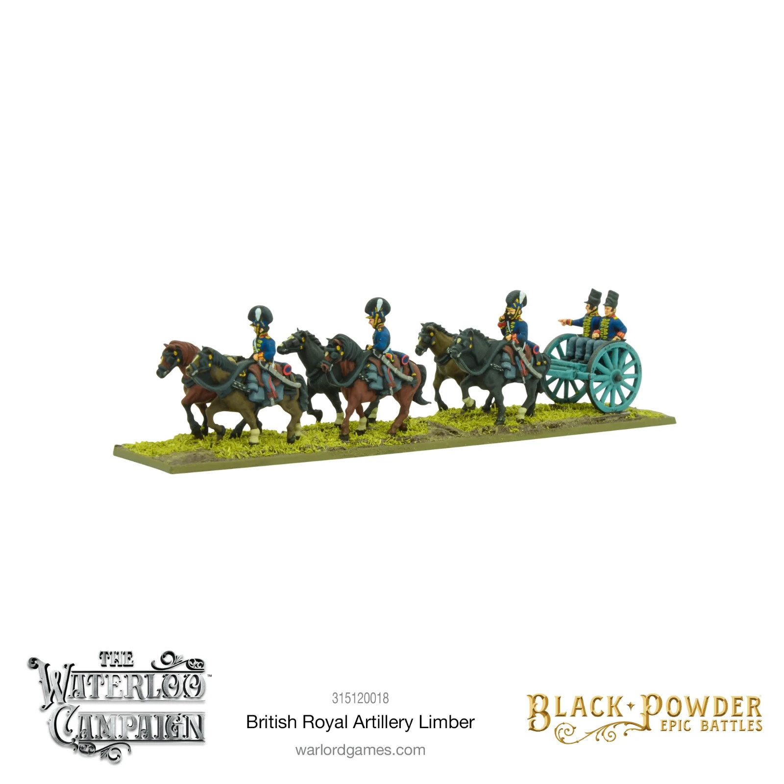 Napoleonic British Royal Artillery - Brand New - Epic Black Powder Warlord Games