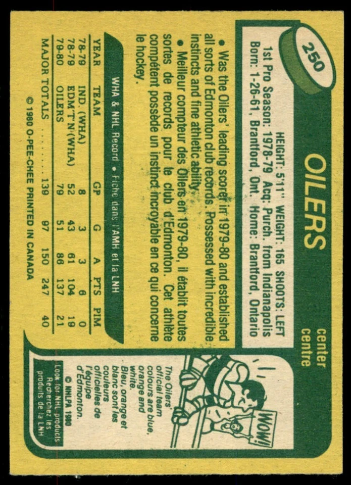 1980-81 O-PEE-CHEE NHL HOCKEY CARD *** YOU PICK FROM LIST *** (Cards 200-299) - Image 2 of 2