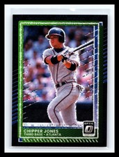  💥CHIPPER JONES 2025 Donruss Optic Black Circles Prizm Holo # 92
