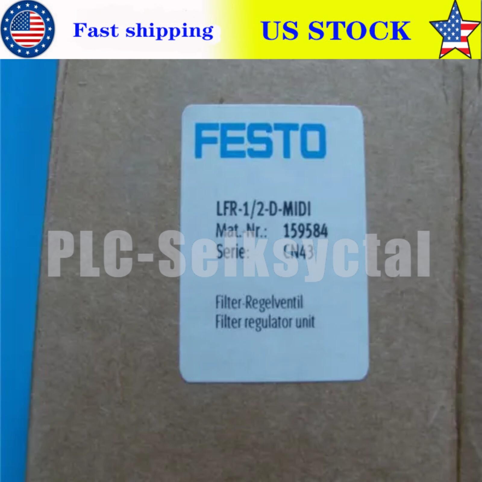 New Festo 159584 LFR-1/2-D-MIDI Filter regulator