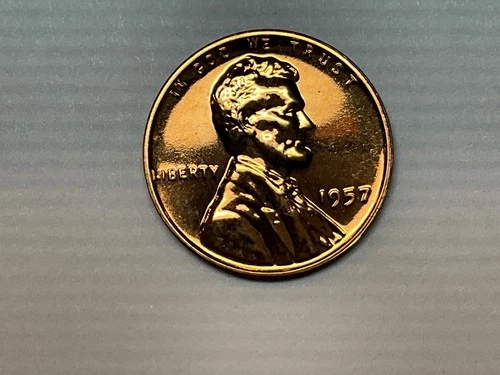 1957 P Lincoln Wheat Cent Gem Proof #1