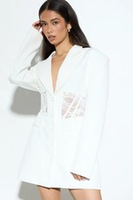 Misspap Blazer Dress Womens Party Dresses