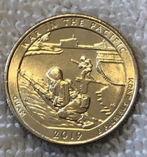2019 W West Point Guam War in the Quarter War in the Pacific _ BU Uncirculated