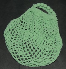 Mini Einkaufsnetz Netz DDR Beutel Dederon grün