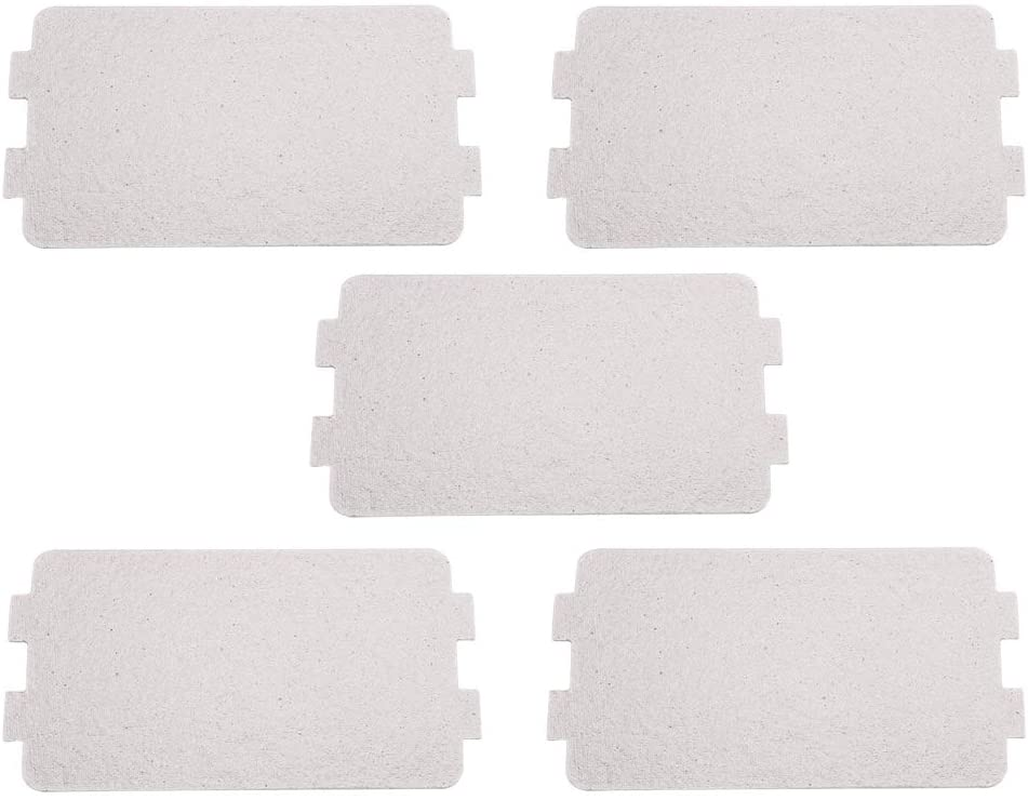 Microwave Oven Mica Plate, 5PCS Replacement Waveguide Cover Sheets 116X64Mm For